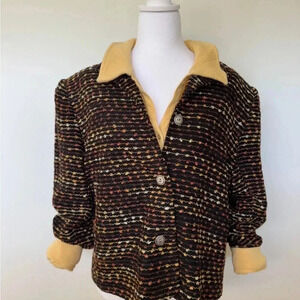 Vintage RS Sport Textured Blazer Jacket – Size L